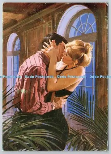 D307596 Harlekin Mills and Boon Ltd Postkarte