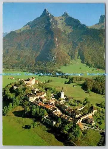 D307598 Greyerz Flugaufnahme Gilbert Fleury Fribourg
