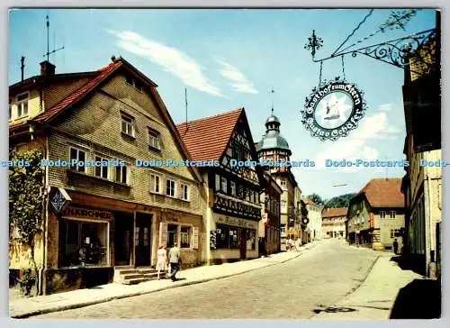 D304273 Bad Bruckenau Altsadt Schöning Lübeck Postkarte