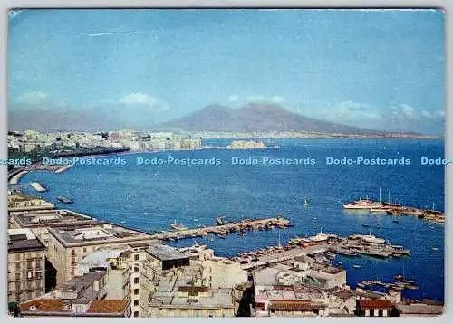 D304317 Italien Bucht von Neapel mit Vesuv im Hintergrund J Arthur Dixon Newpo