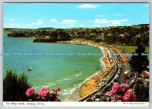 D310292 Devon Torquay Tor Abbey Sands John Hinde Ltd E Ludwig
