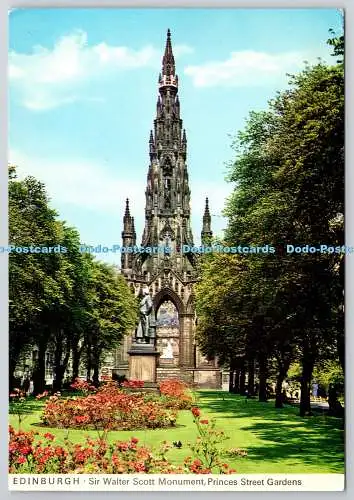 D307681 Edinburgh Sir Walter Scott Monument Princes Street Gardens Charles Skilt