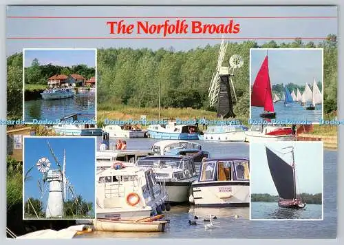 D310294 The Norfolk Broads St Olaves Coltishall Thurne Mill Jarrold and Sons Ltd