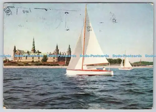 D304319 Helsingor Elsinore Schloss Kronborg Dancolor Gronlunds Forlag Dänemark 195