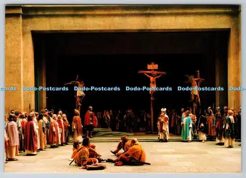 D304349 Passionsspiele 1984 Oberammergau Kreuzigung Kreuzigung Foto Haag Gemein