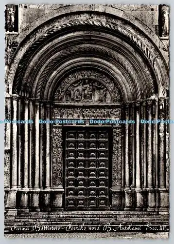 D307736 Parma Battistero Postale nord B Antelami Omniafoto Margini Ugo RP