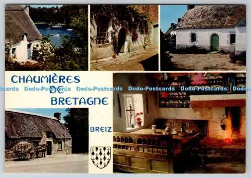 D304369 Breiz La Bretagne en Couleurs Chaumieres de Cornouaille et du Vannetais