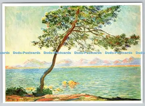 D304396 Cap d Antibes Claude Monet Hanfstaengl Druck Paris Künstlerpostkarte Nr