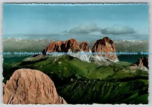 D304398 Dolomiti Gruppo del Sassolungo dalla Marmolada G Ghedina Cortina Italy P