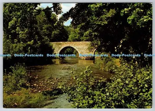 D301810 Cornwall Lanhydrock House Respryn Brücke über den Fluss Fowey am Foo