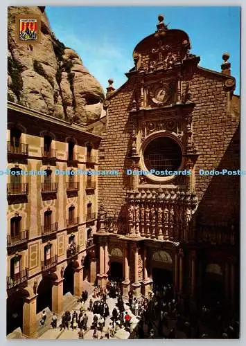 D307770 Montserrat Das Atrium der Basilika Escudo de oro Fisa I G Barcelona C