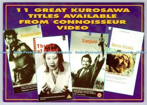 D301813 11 tolle Kurosawa Titel erhältlich bei Kenner Video Dersu Uzala Sa