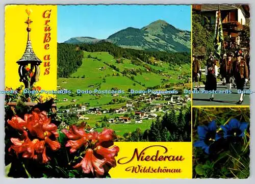 D304408 Sommerfrische Niederau im Hochtal Wildschönau und Tirol Gegen Hohe Salve