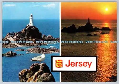 D310403 Jersey La Corbiere The Lighthouse Jarrold and Sons Ltd Multi View