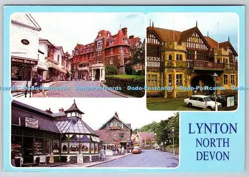 D301845 Lynton North Devon High Street Lee Road Town Hall Fisa I G Blackmores of