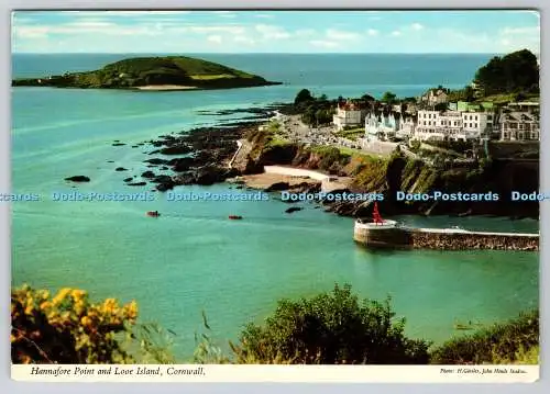 D304494 Cornwall Hannafore Point East and West Looe Island John Hinde H Gossler