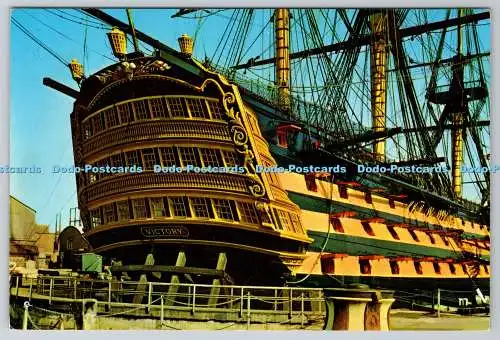 D310505 H M S Victory Das erstklassige Linienschiff der Royal Navy Photo Precision