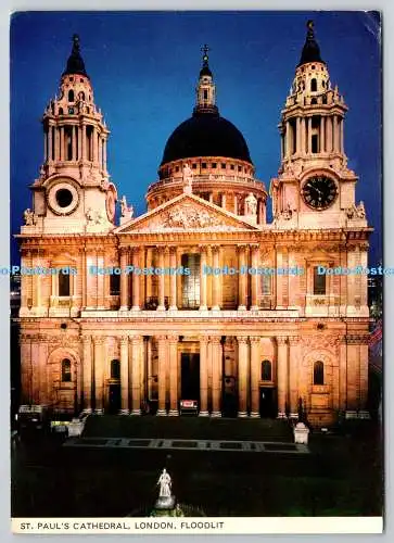 D307887 St Paul Cathedral London Floodlit Rupert Magnus Trading RMT PM Harrow We