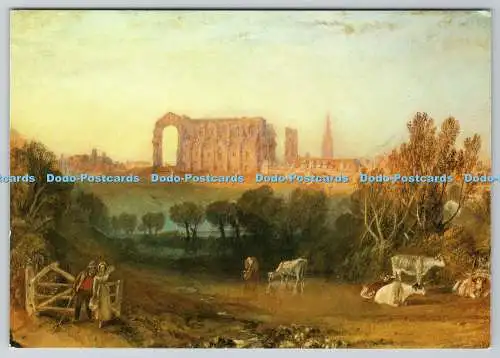 D310514 Malmesbury Abbet J M W Turner R A Medici Society London England N 1886 P