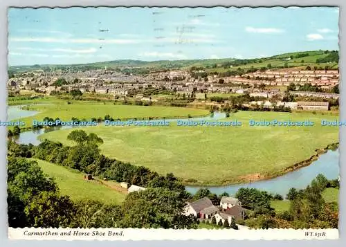 D310529 Carmarthen and Horse Shoe Bend Valentine Printers and Publishers Dundee