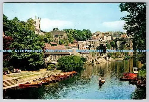 D310534 Yorkshire Knaresborough von High Bridge J Arthur Dixon Newport Farbe P