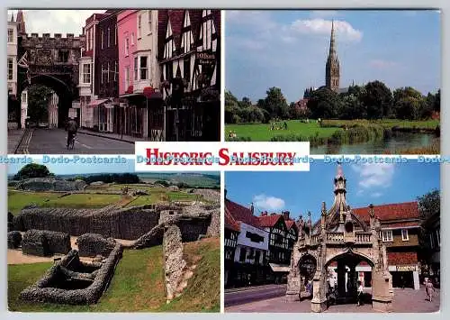 D301979 Historic Salisbury John Hinde Ltd Multi View 1996