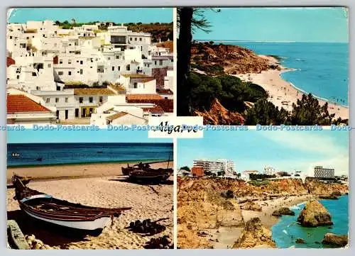 D310572 Algarve F J und H M Vahrmeyer Portimao gedruckt in Norwegen 1973 Postkarte M