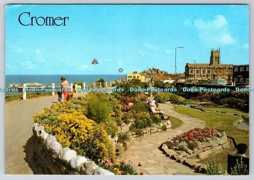 D301998 Cromer West Cliff Gardens J Salmon Ltd Cameracolour 1988