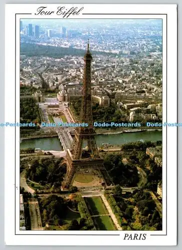 D304587 Paris Der Eiffelturm Trocadero Garten Chaillot Palace Abeille Cartes L