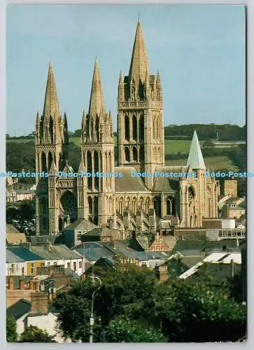 D304588 Truro Kathedrale von Südwesten aus gesehen Richter Hastings England