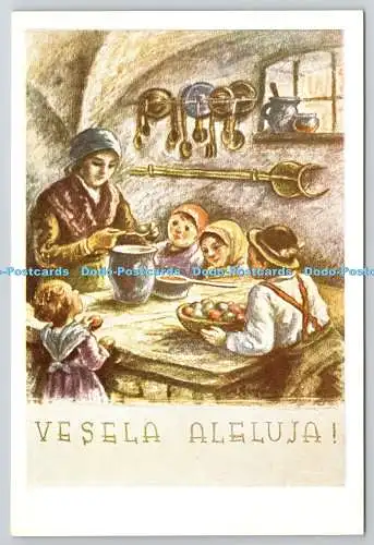D307966 Vesela Aleluja M Gaspari Velikonicni Motiv Serj Tisk Tiskarna Joze Moskr
