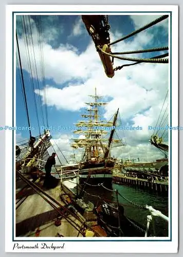 D307971 Portsmouth Dockyard Alistair schwarz J Arthur Dixon große Schiffe
