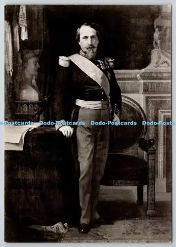D307975 Kaiser Napoleon III Gemalde von H Flandrin W Müller Gottlieben W Hugento