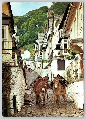 D307994 Donkey Up A Long Clovelly Judges Hastings England
