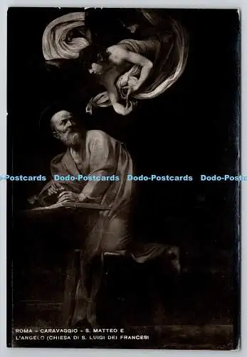 D304630 Roma Caravaggio S Matteo E L Angelo Chiesa di S Luigi dei Francesi E Ric