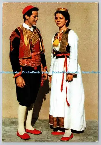 D304643 Dubrovnik Konavle Volkskostüme aus Cilipi Biro za turisticku propagand
