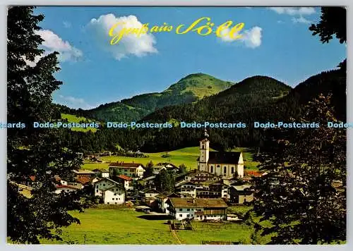 D310678 Tirol Gruss aus Soll Luftkurort Brigitte David Grundler Salzburg Nr 4472