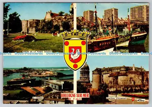 D302111 Boulogne sur Mer Le Casino Chateau d Aumont Le Port Combier Imprimeur Ma