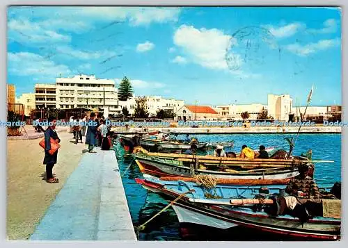 D310687 Tunesien Sousse Fischereihafen H Ismail 1974 Postkarte