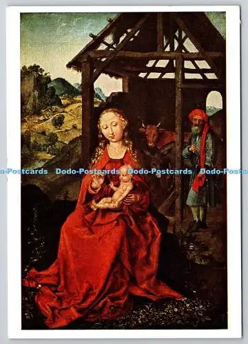 D304727 Bruckmanns Bildkarte Nr 184 M Schongauer Heilige Familie München F Bruck