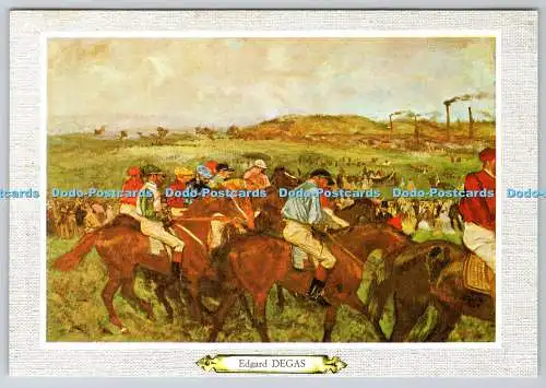 D308106 Edgar Degas Course de gentlemen 1862 Necami SPADEM Paris N 520 Postkarte