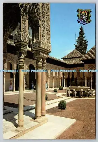 D304731 Granada Alhambra Lyons Court Postales
