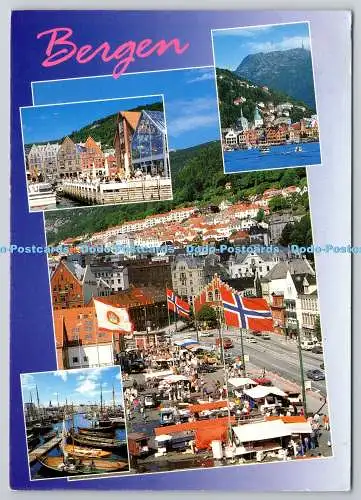 D304734 Bergen Norway Aune Forlag AS Multi View 1996