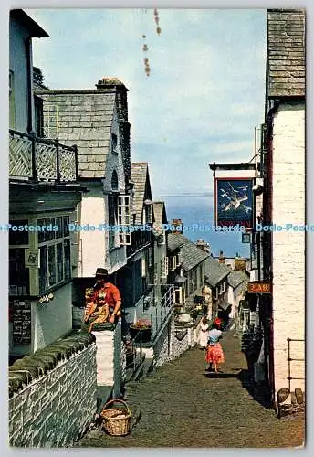 D304736 High Street Clovelly Devon J Arthur Dixon Newport England