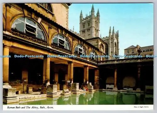 D310732 England Avon Bath Roman Bath and The Abbey E Nagele F R P S Ireland Post
