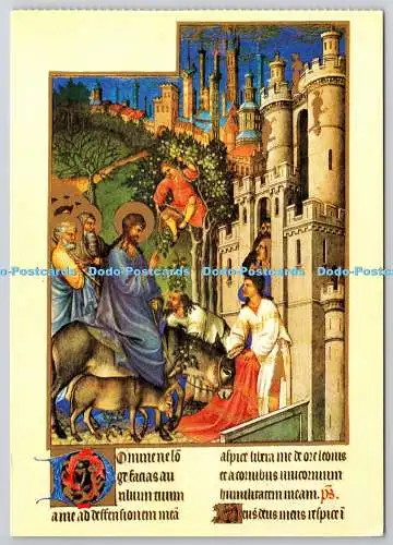 D304813 Die Fütterung der Menge aus Les Tres Riches Heures du Duc de Berry
