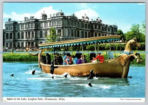 D308188 Wiltshire Warminster Longleat Park Safari auf dem Lake E Ludwig John Hind