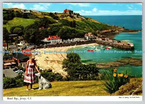 D310804 Kanalinseln Trikot Rozel Bay E Ludwig John Hinde Dublin Irland 1973