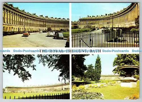 D308189 England Somerset Bath The Royal Crescent Harvey Barton Ansichtskarte Multi vi