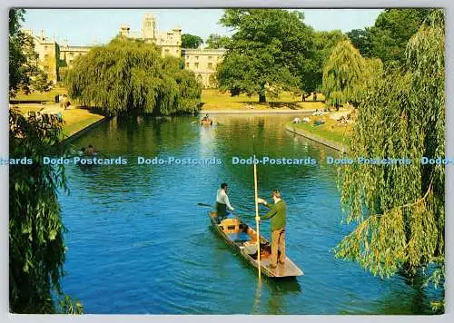 D310806 Cambridge The Backs J Salmon Sevenoaks Kameracolour Postkarte England PM